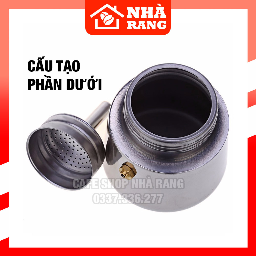 Bình Moka pha cà phê, bình pha cà phê áp suất | Cafe Nhà Rang