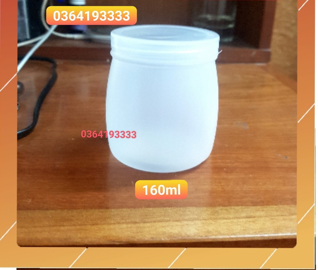 Combo 10 Hũ Sữa Chua Nhựa 160ml