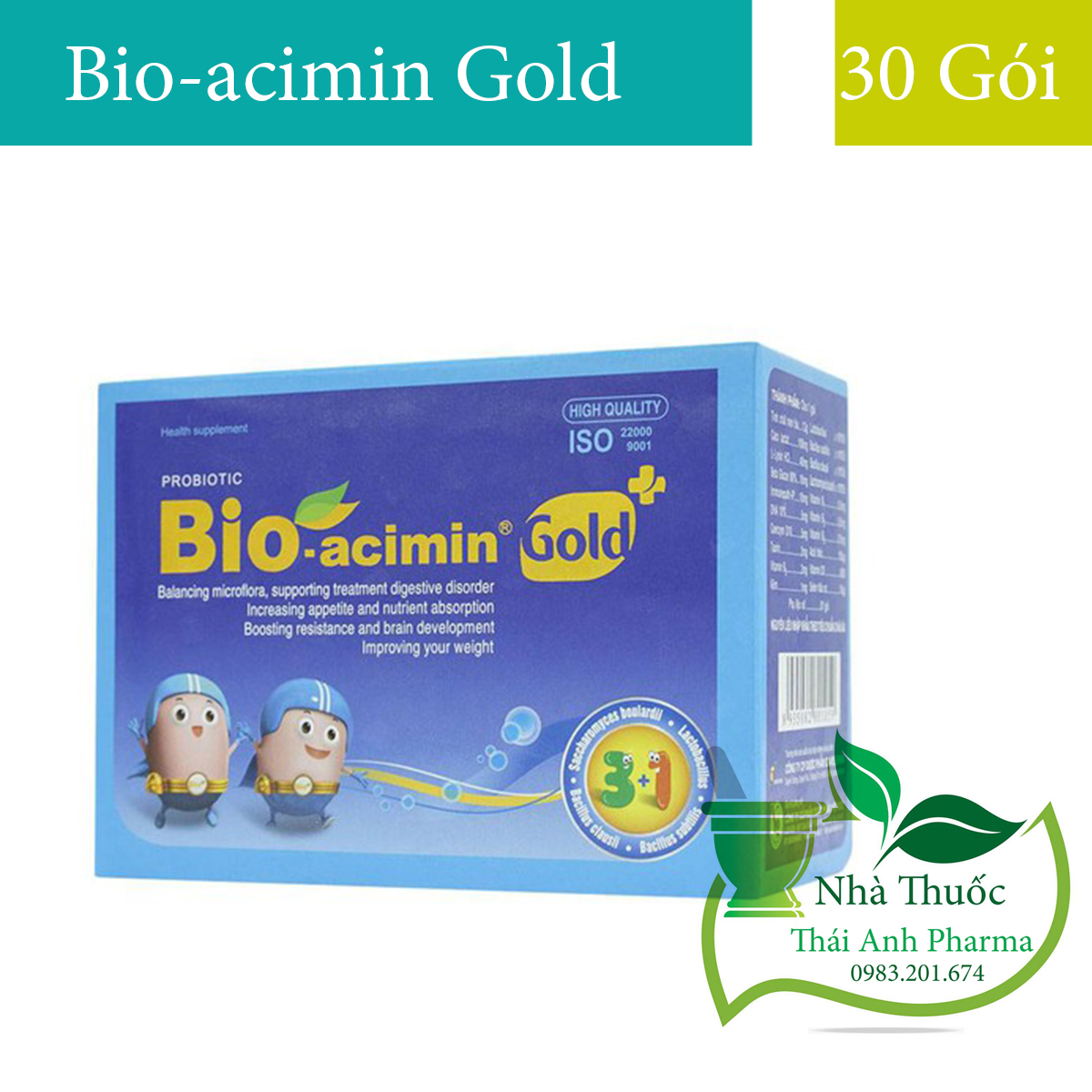 Cốm Vi sinh Bio-acimin Gold