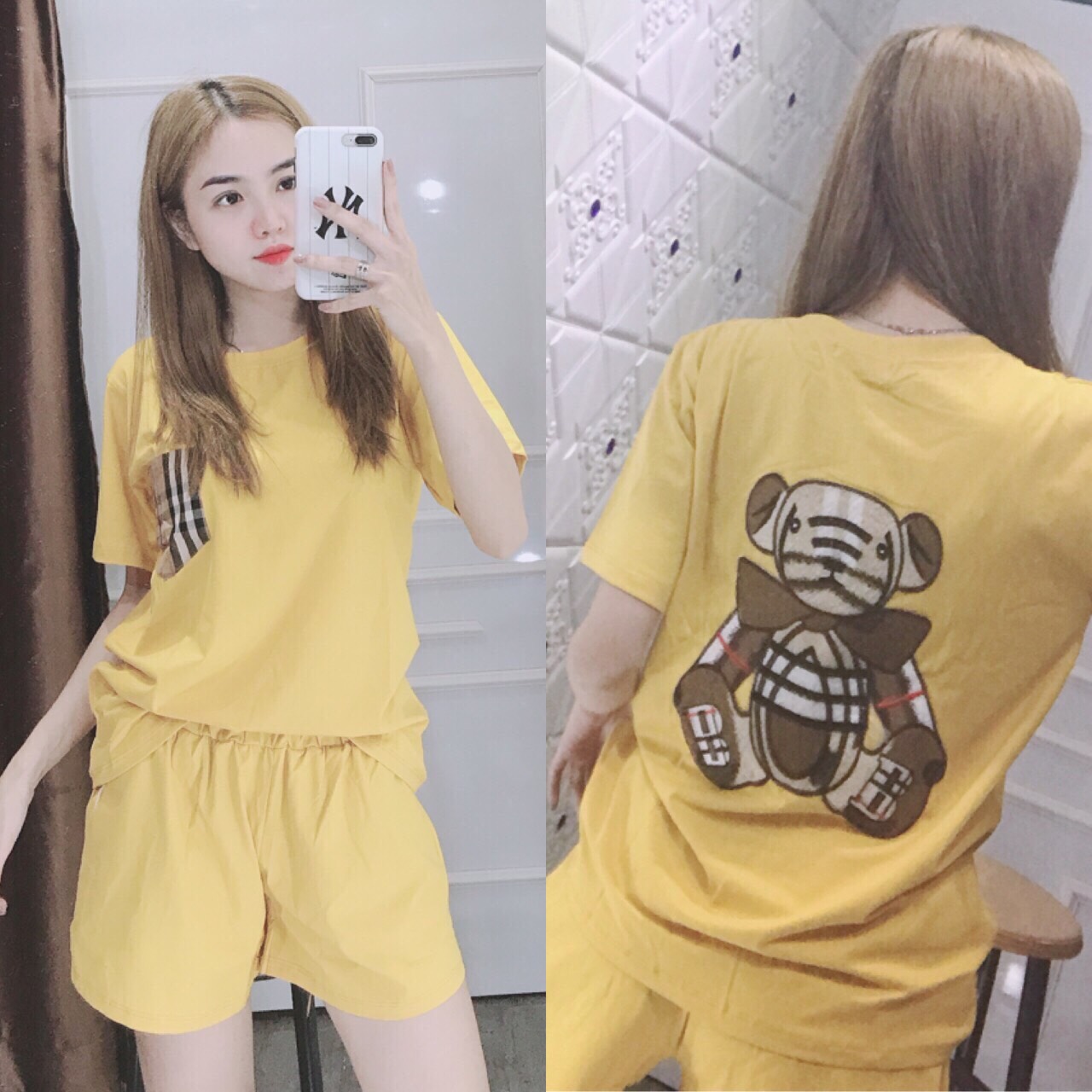 SET BỘ ĐỒ ĐÙI THUN COTTON CO GIÃN CAO CẤP