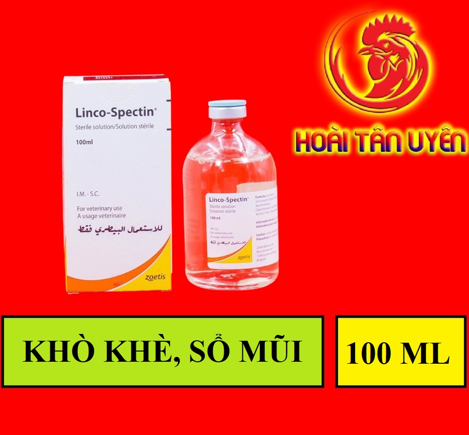 LINSPEC MỸ khò khè xổ mũi cho gà đá 100ml