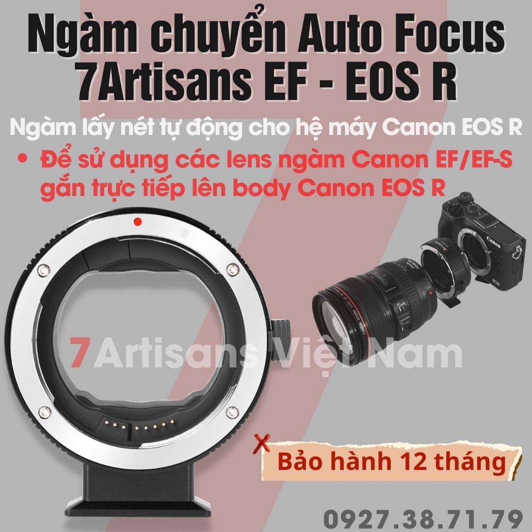 FREESHIP Ngàm chuyển AF Auto Focus Viltrox EF-EOS R và 7Artisans EF-EOS R cho ống kính Canon EF/EF-S và EOS R/RP