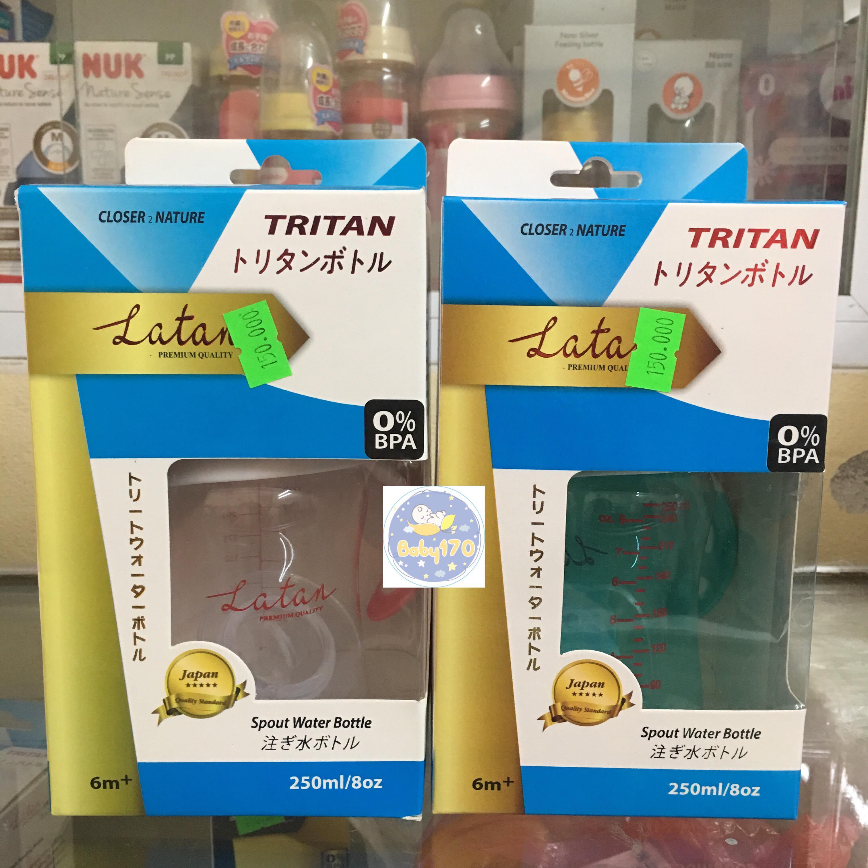 Bình uống nước LATAN 250ml cho bé