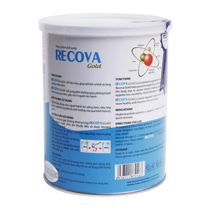 [CHÍNH HÃNG] Sữa recova gold 400g (cho bệnh nhân ung thư) DATE 2023