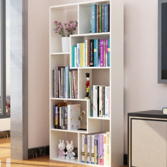 Freeship kệ sách gỗ để sàn đa tầng thông minh- tủ sách đa tầng nhiều ngăn gỗ mdf cao cấp
