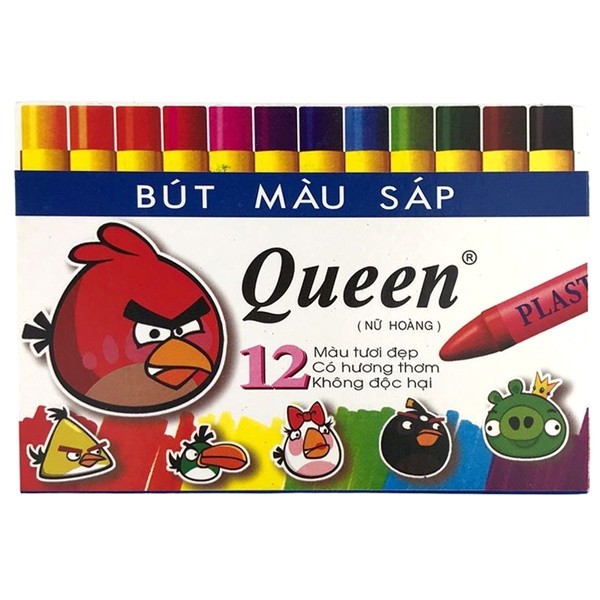 Bút Sáp 12 Màu Queen PC-012