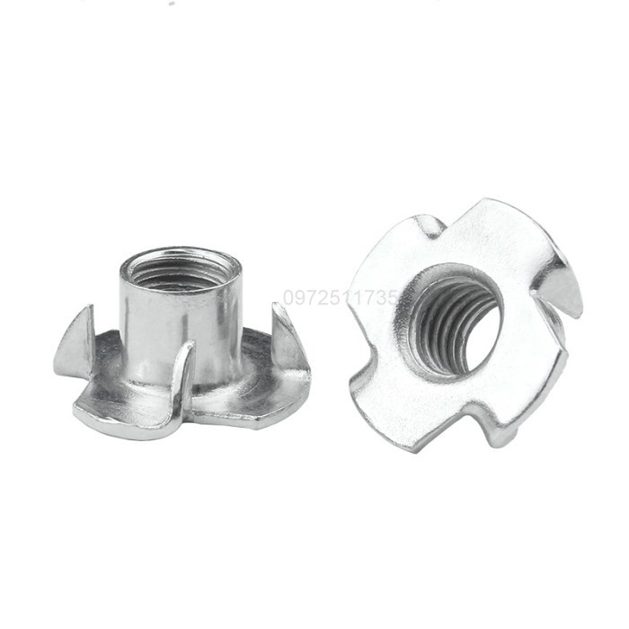 Tán chấu đóng gỗ M5 M6 M8 (50 con)
