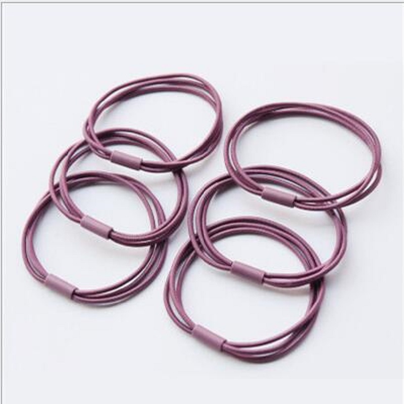 Combo 10 cột tóc thun 3 sợi đơn giản ( hàng siêu bền ,siêu rẻ)