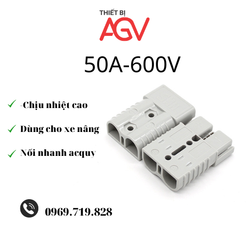 Giắc cắm acquy anderson, giắc kết nối nhanh ăcquy 50A