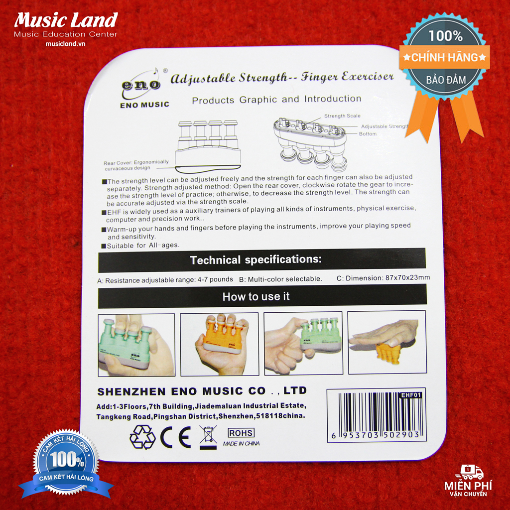 Máy tập lực ngón tay chơi đàn Guitar