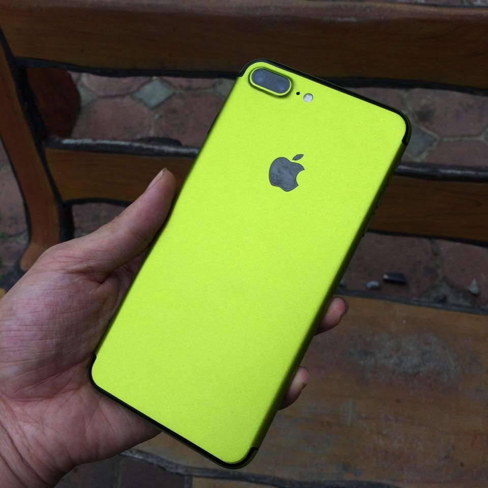 Dán Skin cho iPhone 8 Plus màu xanh chuối