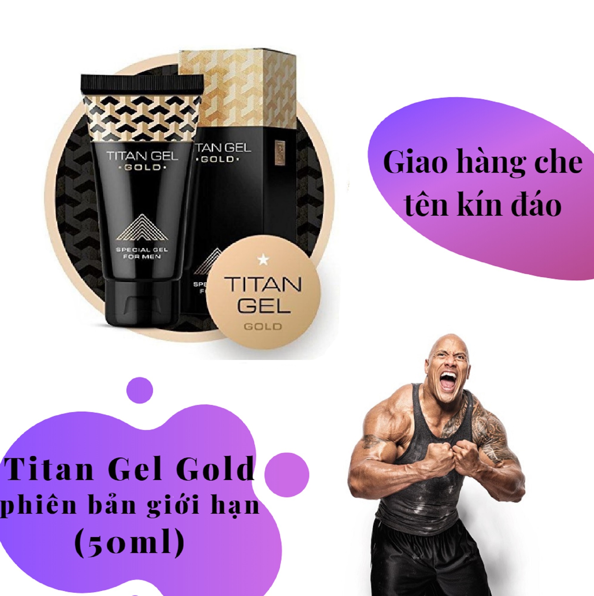 Titan Gel Nga GOLD cao cấp phiên bản giới hạn - Gel dành cho nam
