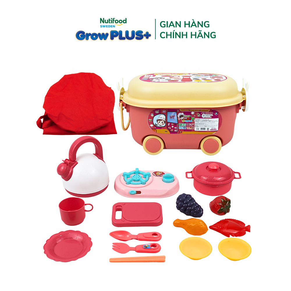 [Gift] Thùng đồ chơi bếp có tạp dề HT7452