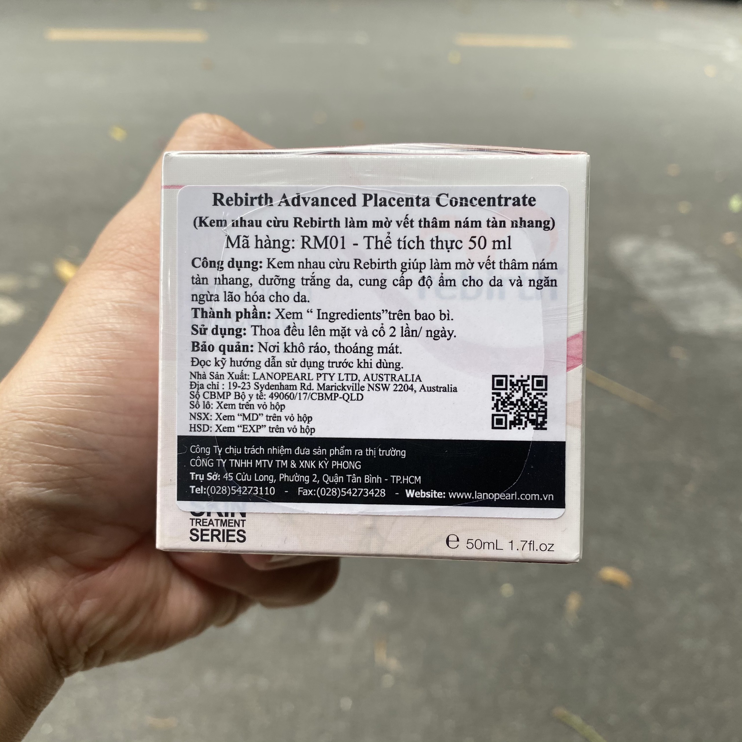 Rebirth Advanced Placenta Concentrate 50ml RM01