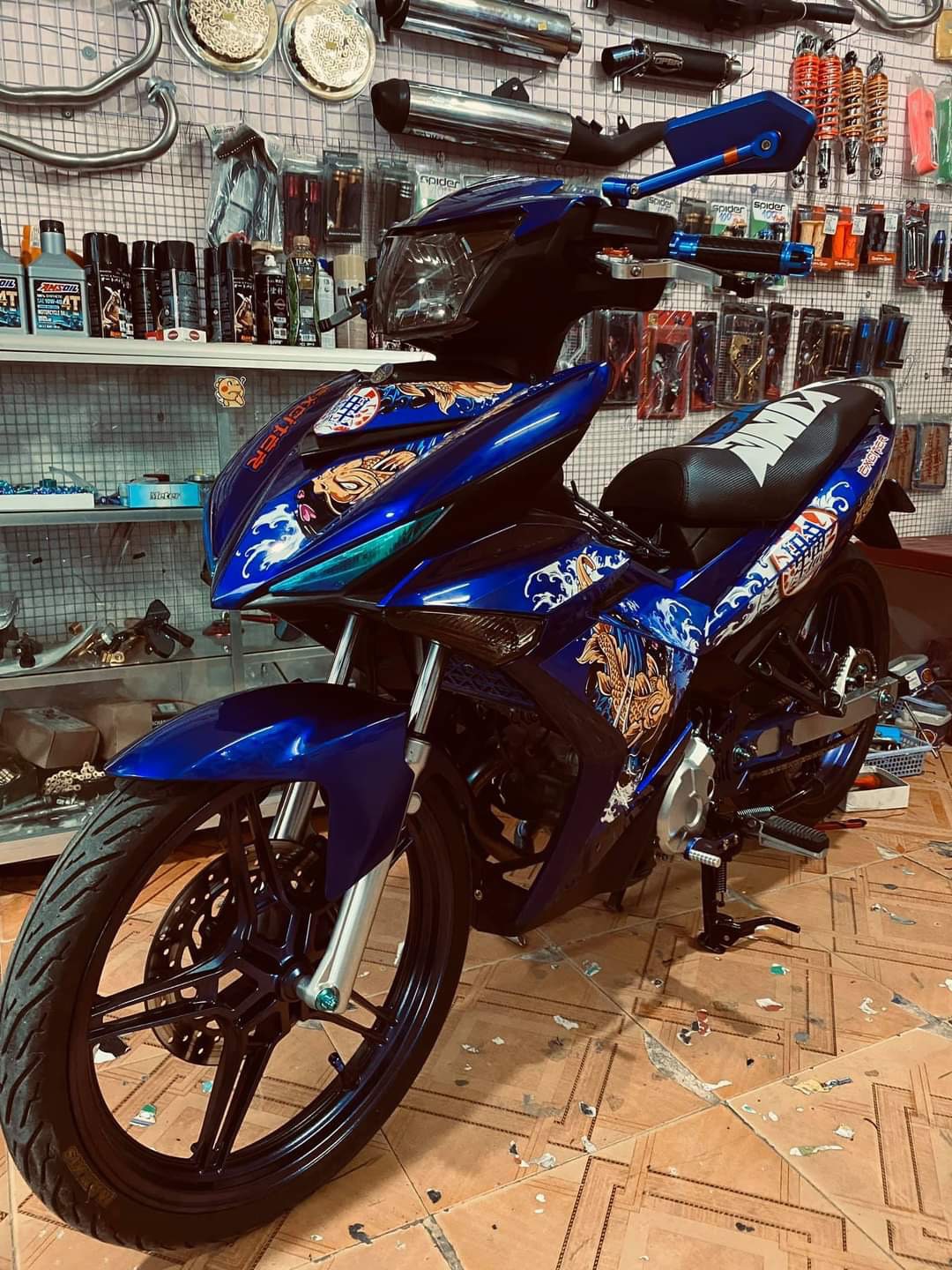 Tem exciter 150 mẫu cá chép xanh gp