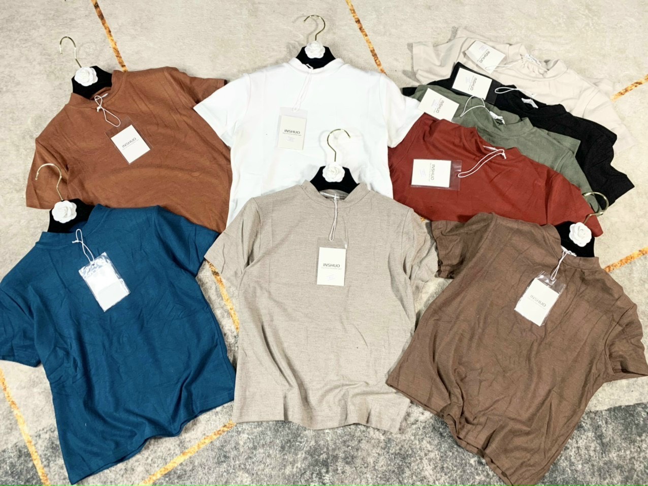 Áo len nhung tuyết trơn Basic
