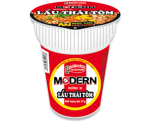 Mì ly Modern Lẩu Thái Tôm Ly 65g
