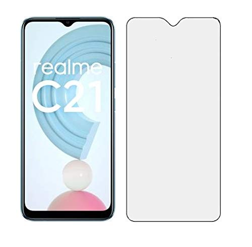 Kính cường lực Realme C21 / Realme C21Y (Trong Suốt, Không Full Màn)
