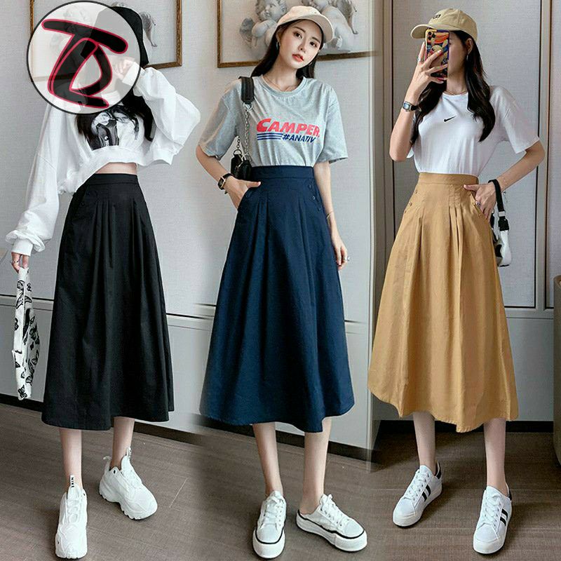 Chân Váy Dáng Dài Ulzzang size s,m,l Dư Tú Lệ