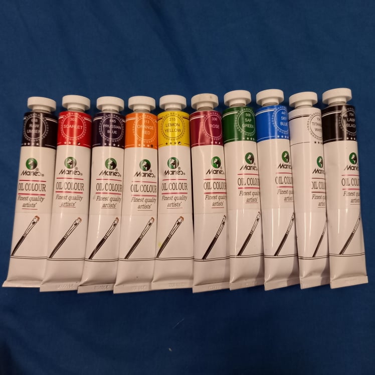 Set 10 màu sơn dầu Marie's(tuýp 50ml)