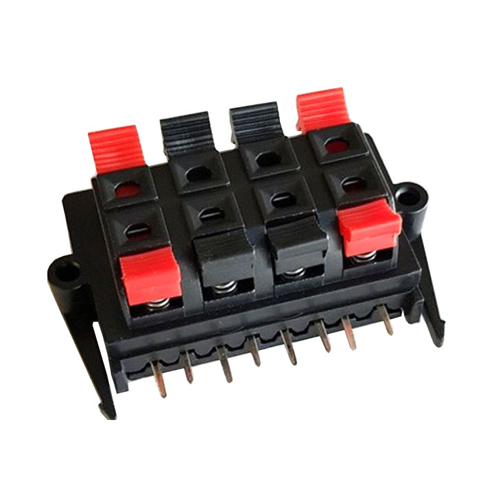 Trạm kẹp dây loa 8 chân 55x31mm wp8-12