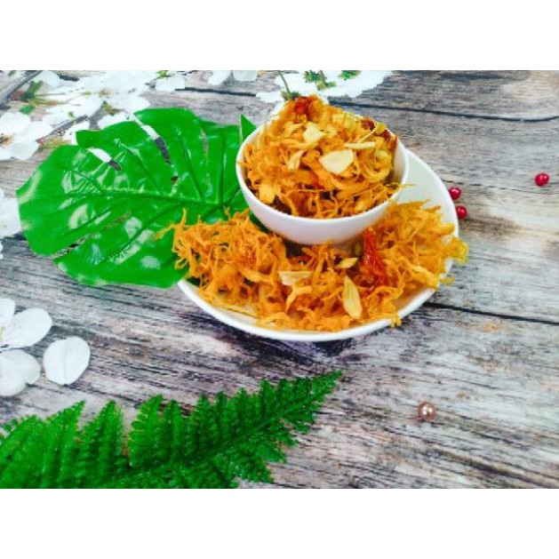 Khô gà bơ tỏi thượng hạng [GIÁ RẺ] - 500gr