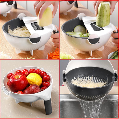 Bộ dụng cụ cắt rửa rau quả đa năng