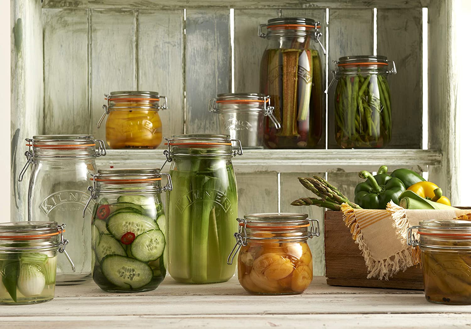 HŨ THỦY TINH TRÒN KILNER 1,5 LÍT