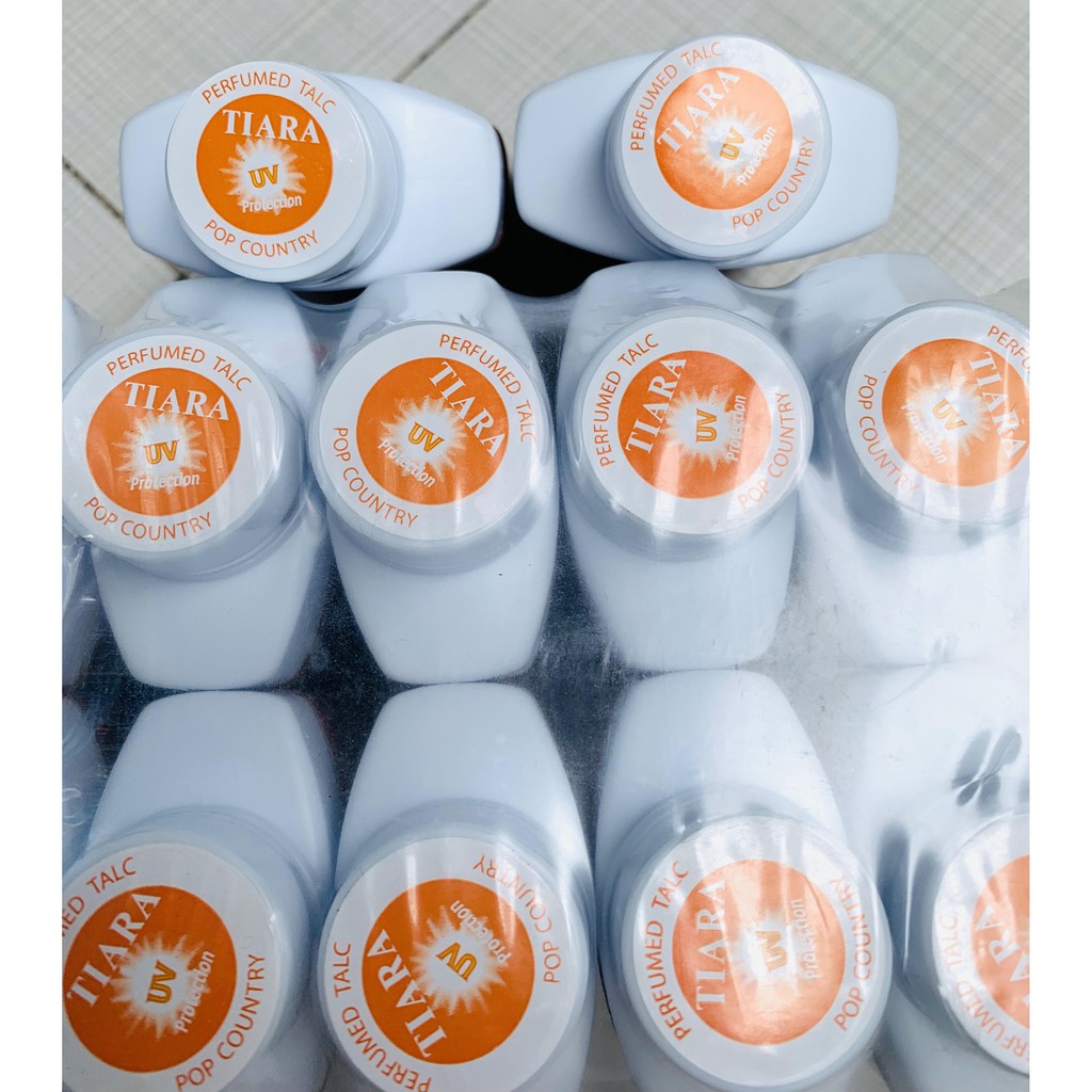 PHẤN THƠM TIARA POP COUNTRY PERFUMED TALC UV PROTECTION - Có 2 lựa chọn ( DÀNH CHO MỌI LỨA TUỔI) - HÀNG THÁI LAN