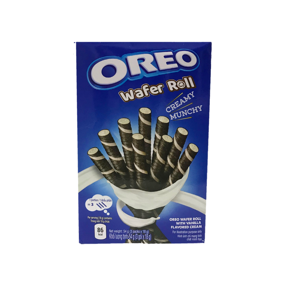 Bánh quế vanilla Oreo Wafer Roll 54g