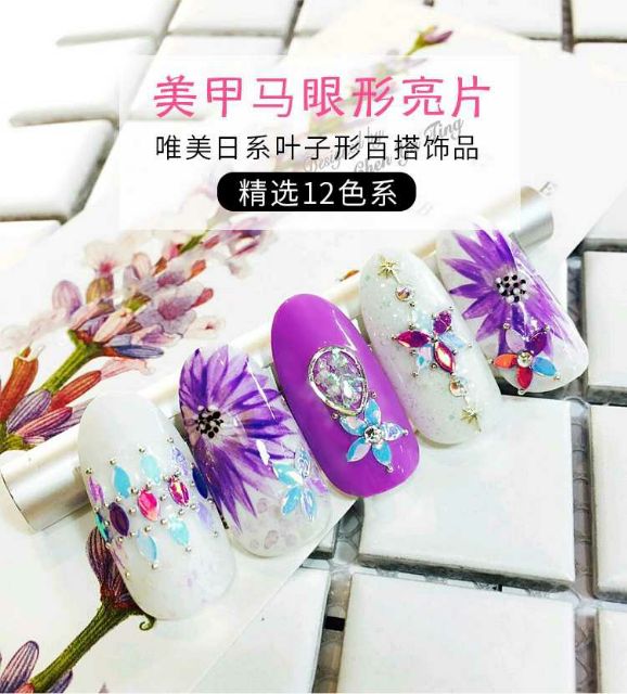 Set Phụ Kiện Trang Trí Hạt Gạo Nail - sinailmi