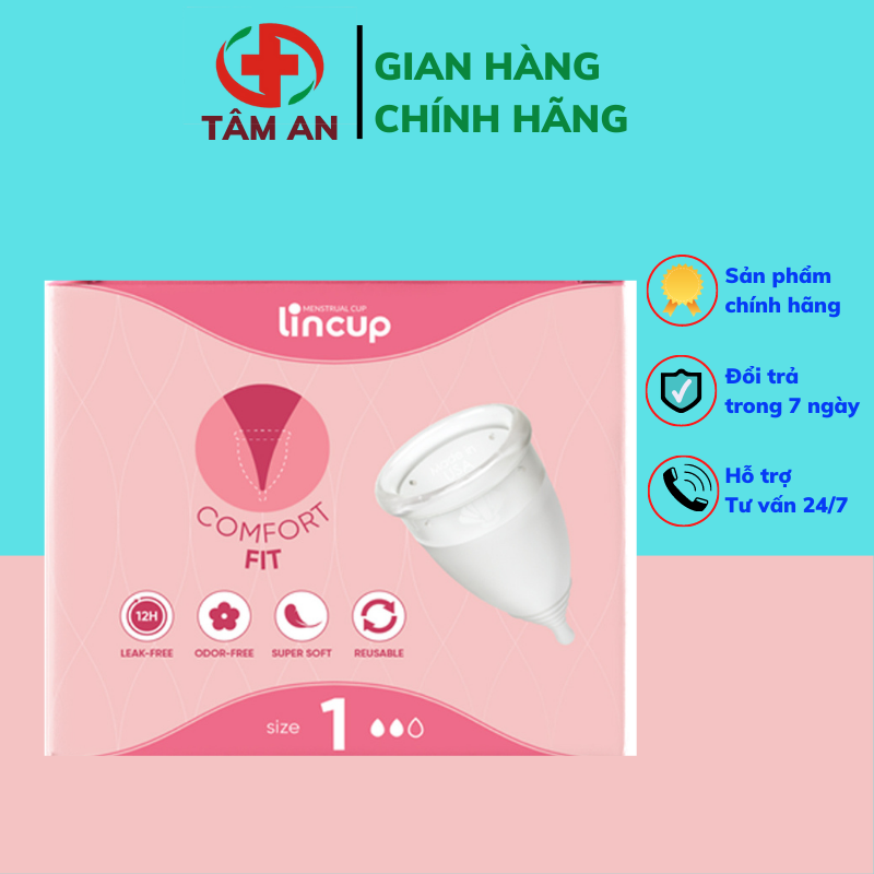 Cốc nguyệt san Lincup Made in USA cho phụ nữ