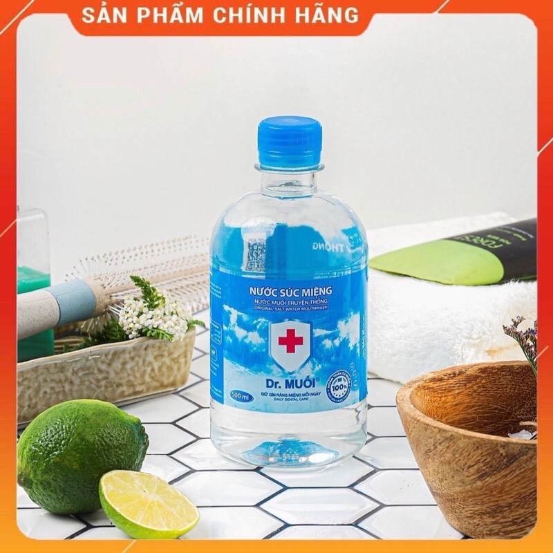 [ FreeShip ] [HCM]Nước S&uacutec Miệng Dr. Muối TruyềnThống