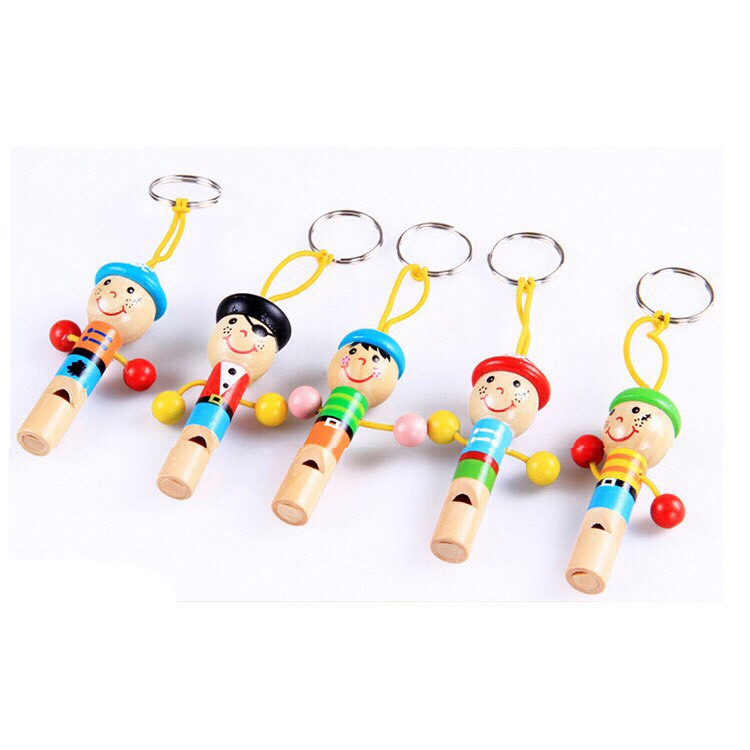 Đồ chơi còi gỗ cho bé