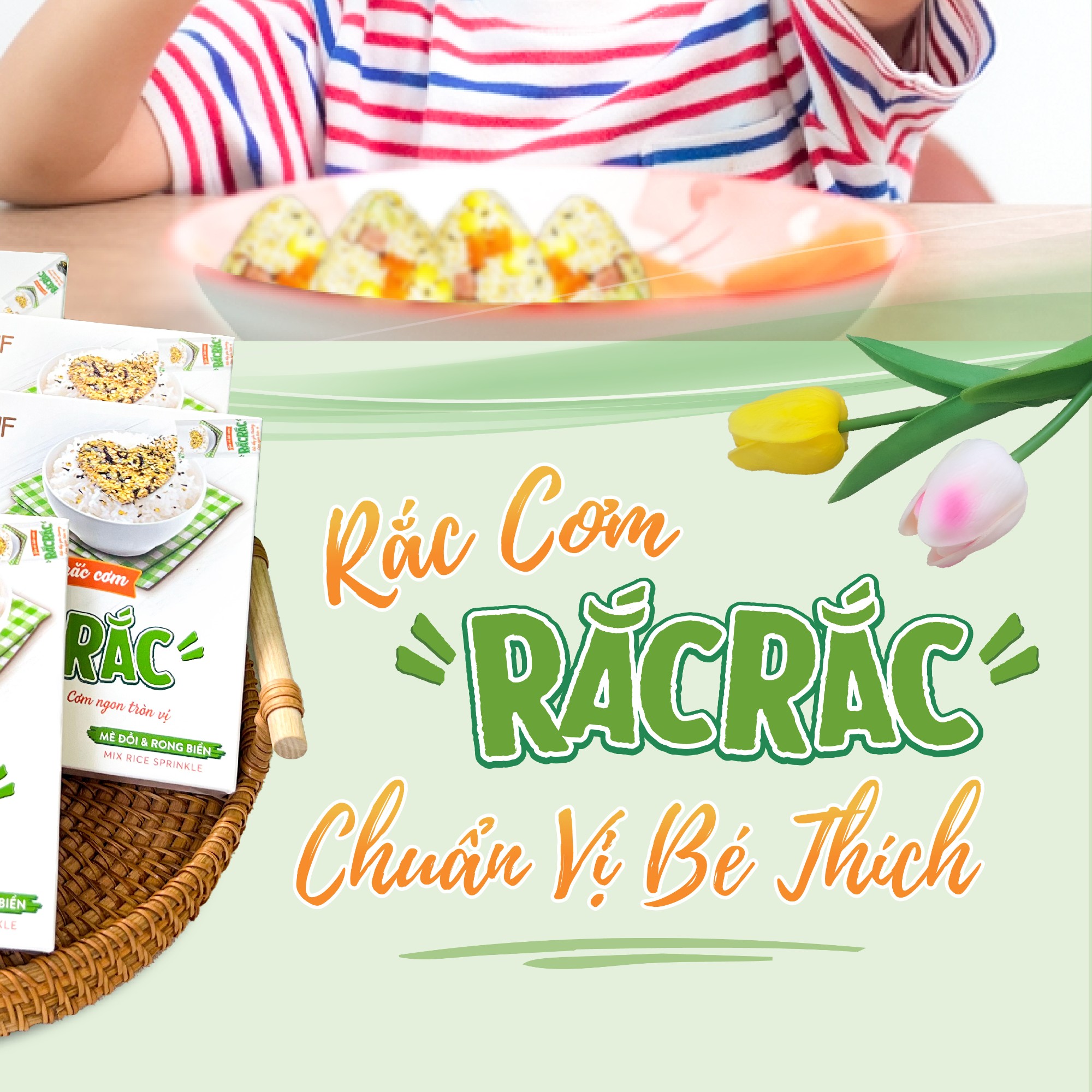 Gia vị rắc cơm lúa mạch rong biển (100gr)