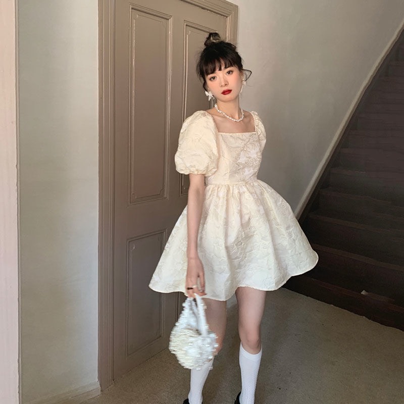 ❤️❤️ siêu phẩm váy công chúa ly ngực màu be cực phẩm 😍😍😍 váy bồng bềnh xoè rộng chuẩn công chúa -lđ