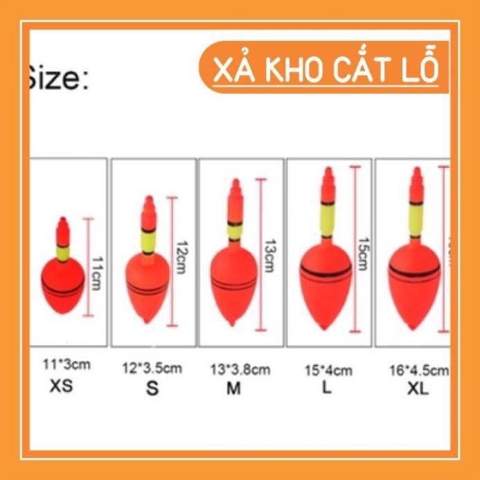 Phao Câu Cá Phao Câu Lăng Xê MÀU ĐỎ BẦU TO  ( ĐỒ CÂU A LÂM )
