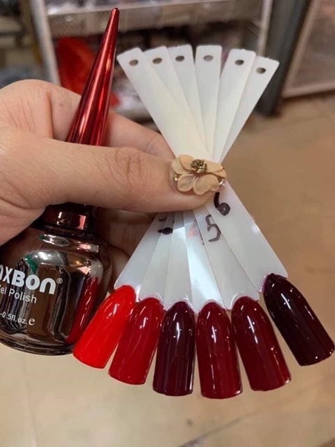 Sơn đỏ mxbon ( set 6 màu) Phụ kiện Nail