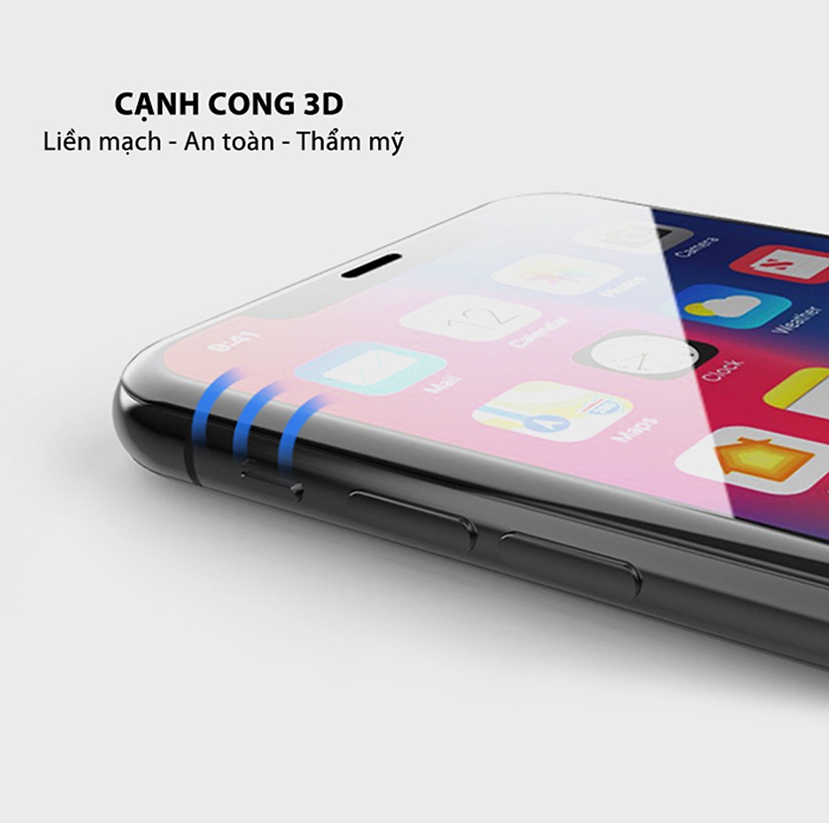 Dán cường lực iPhone 11 Pro Max Full 3D MIPOW KING BULL