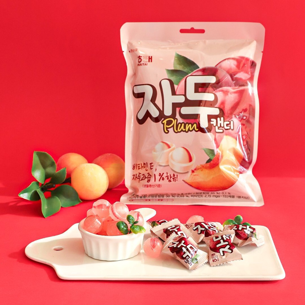 Kẹo mận đào Haitai 130g