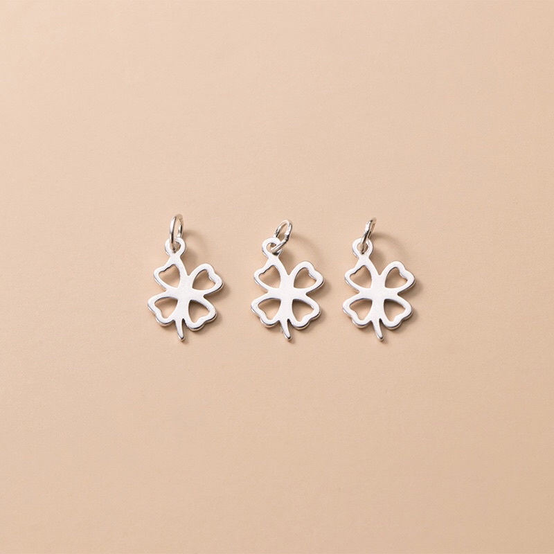 [S925] Charm bạc cỏ 4 lá xinh xắn - MH336