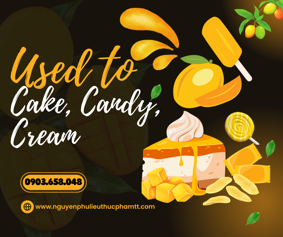 Mango Flavour - Hương xoài dùng cho sản xuất thực phẩm trái cây sấy, nước giải khát, kẹo, syrup