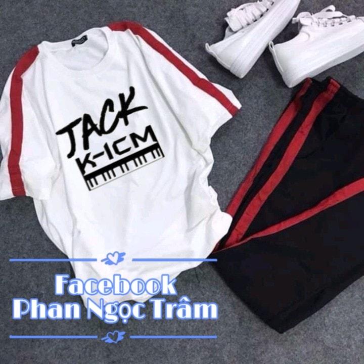 Sét bộ quần áo K-ICM áo jack & k-icm in theo yêu cầu
