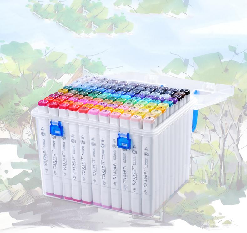 Mua Bút Marker Touch Liit 6 Hộp Nhựa, Bộ 30/40/60/80 Màu