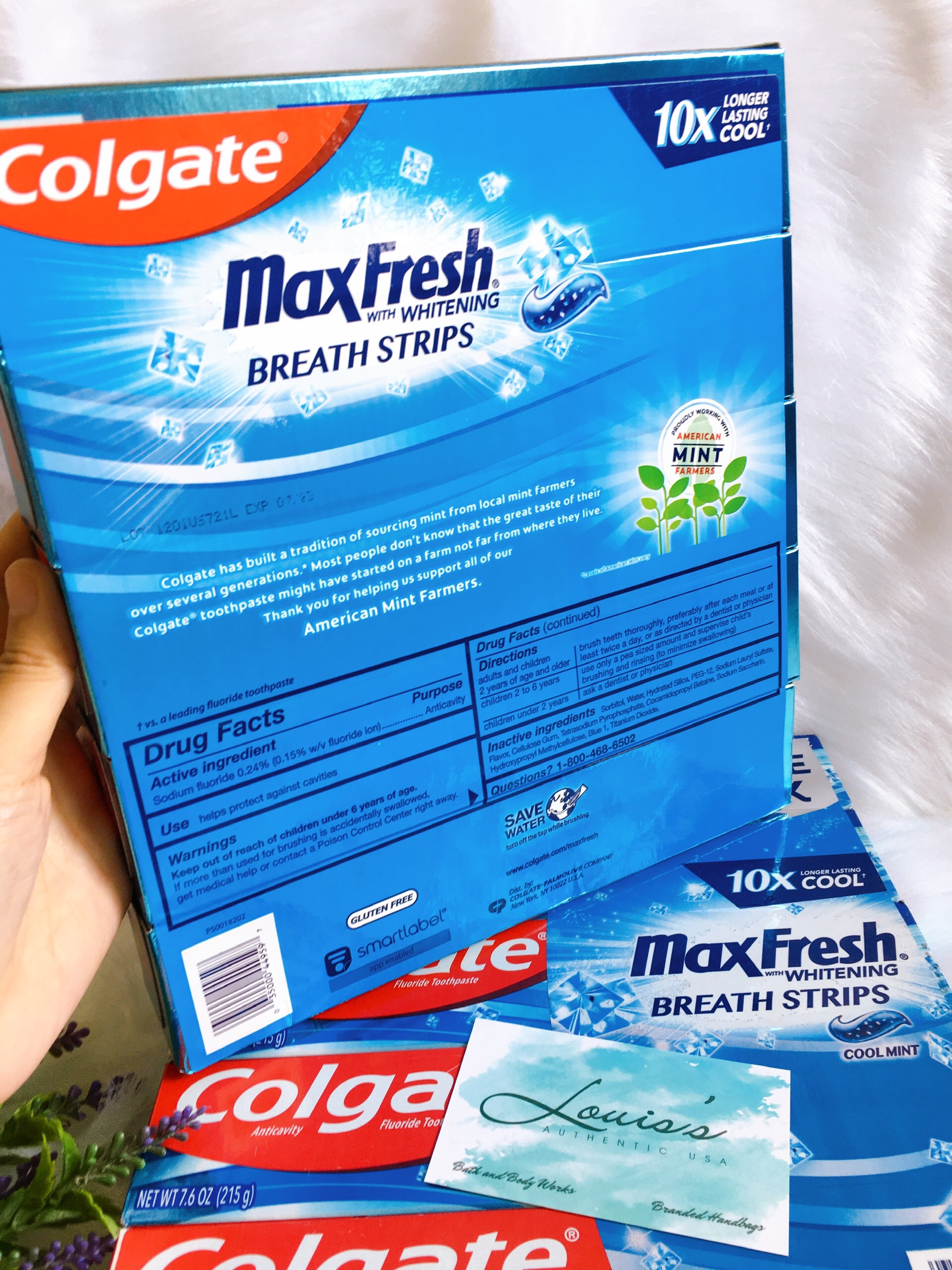 [ COLGATE MAXFRESH ] Kem đánh răng Colgate Maxfresh tinh thể the mát - Hàng Mỹ