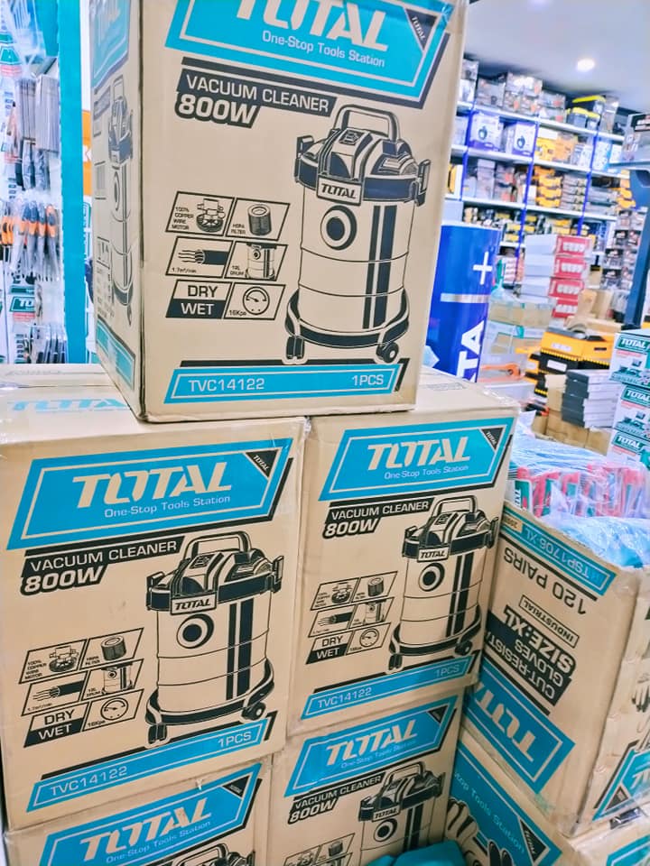 [HCM]Máy hút bụi 12 Lít 800W Total TVC14122 ( hút khô & ướt )