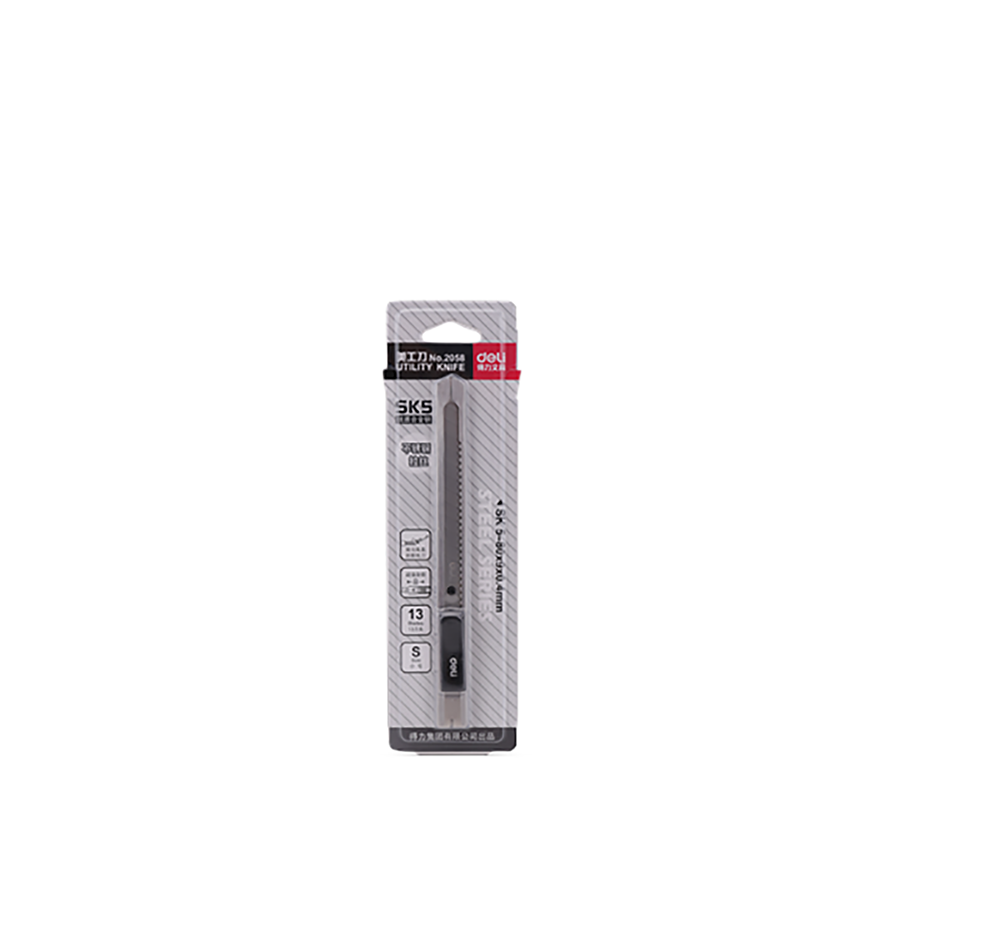 Dao rọc giấy Deli 2058 lưỡi 9mm