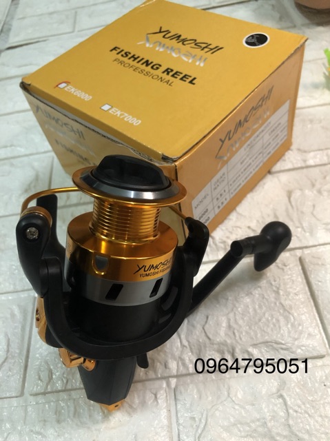 Máy câu cá yumoshi EK 3000-4000-5000-6000-7000  (cam kết đổi trả trong 2 tuần đầu)