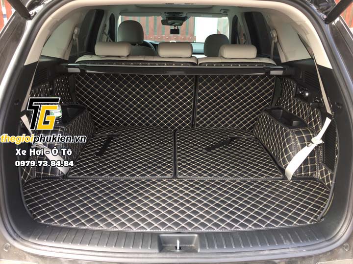 Lót cốp da 6D Kia Sorento 2021 full thành