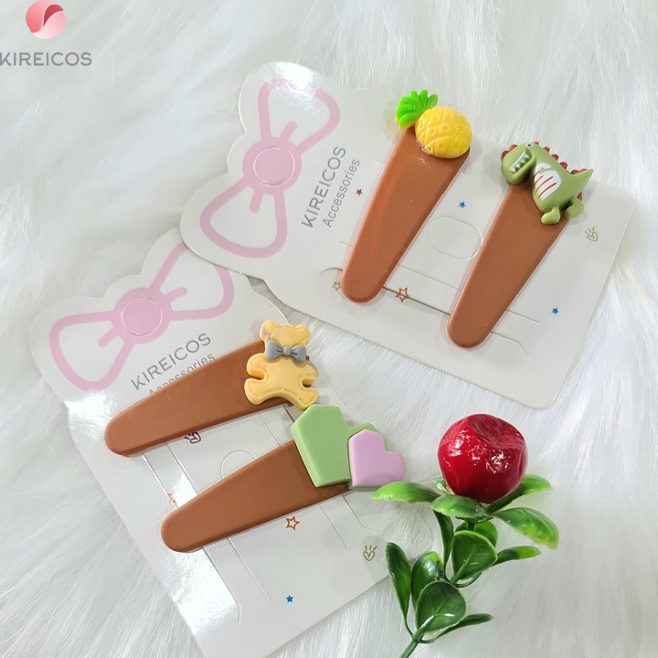 [HCM]Set 2 Kẹp Mái Nhựa Nhám Cho Bé